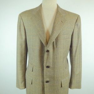 Cravate Kiton CIPA 1960 Rare – Septfold Non Doublée En Cachemire Noir Et Marron, Italie